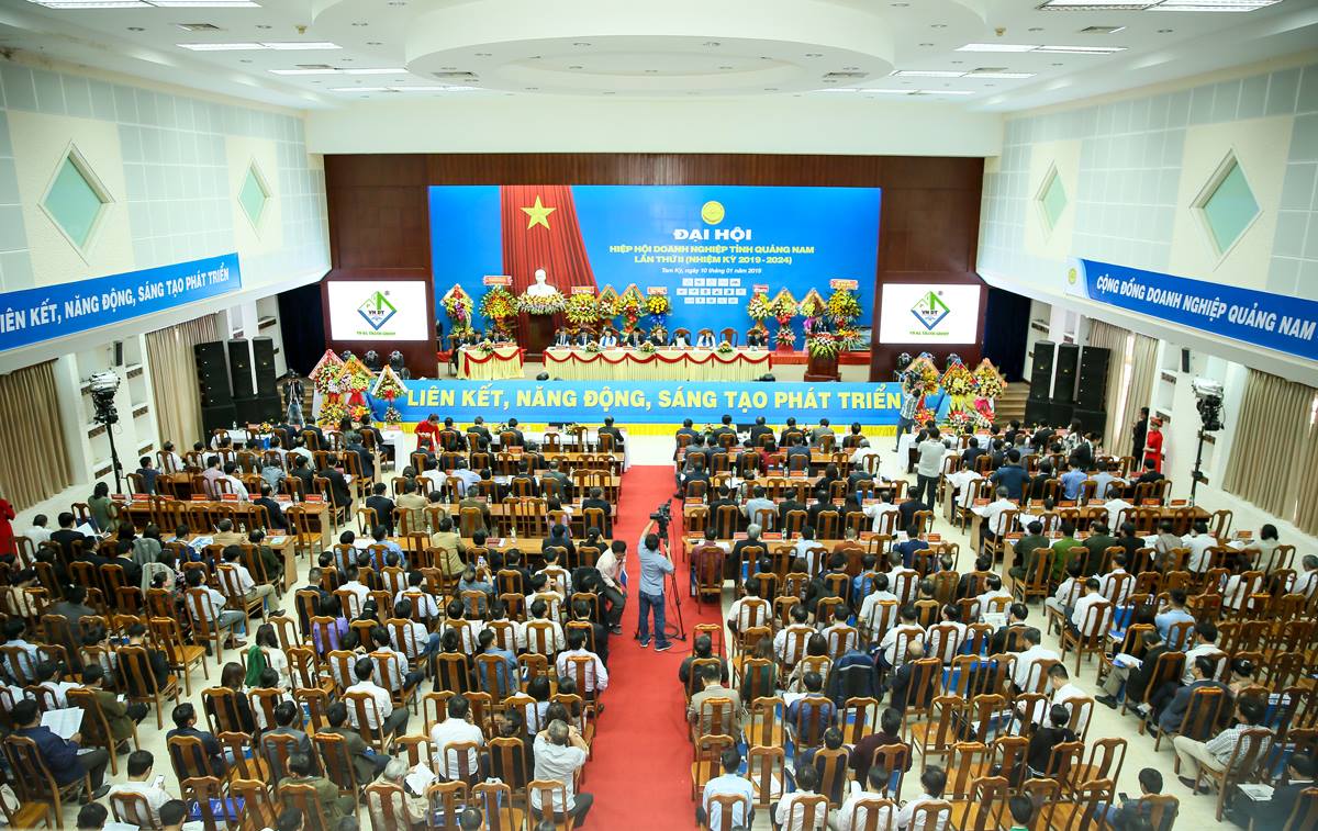 Hiệp hội doanh nghiệp (HHDN) tỉnh Quảng Nam tổ chức trọng thể Đại hội lần thứ II, nhiệm kỳ 2019 – 2024