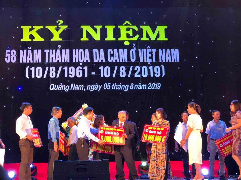 Hiệp hội Doanh nghiệp Quảng Nam hỗ trợ Hội Nạn nhân CĐDC/dioxin tỉnh