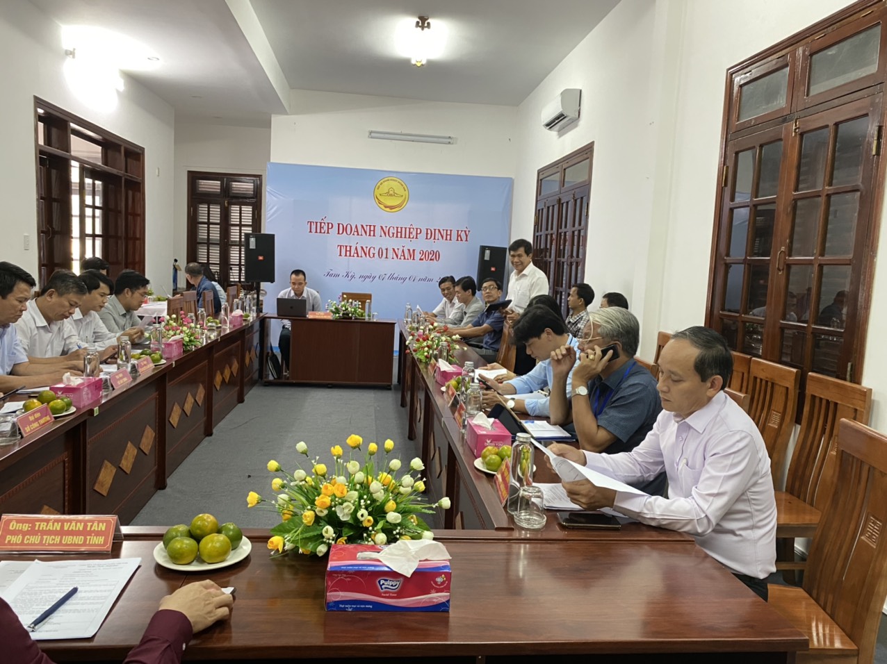 Hiệp hội DN tỉnh Quảng Nam tiếp Doanh nghiệp định kỳ ngày 07/01/2020