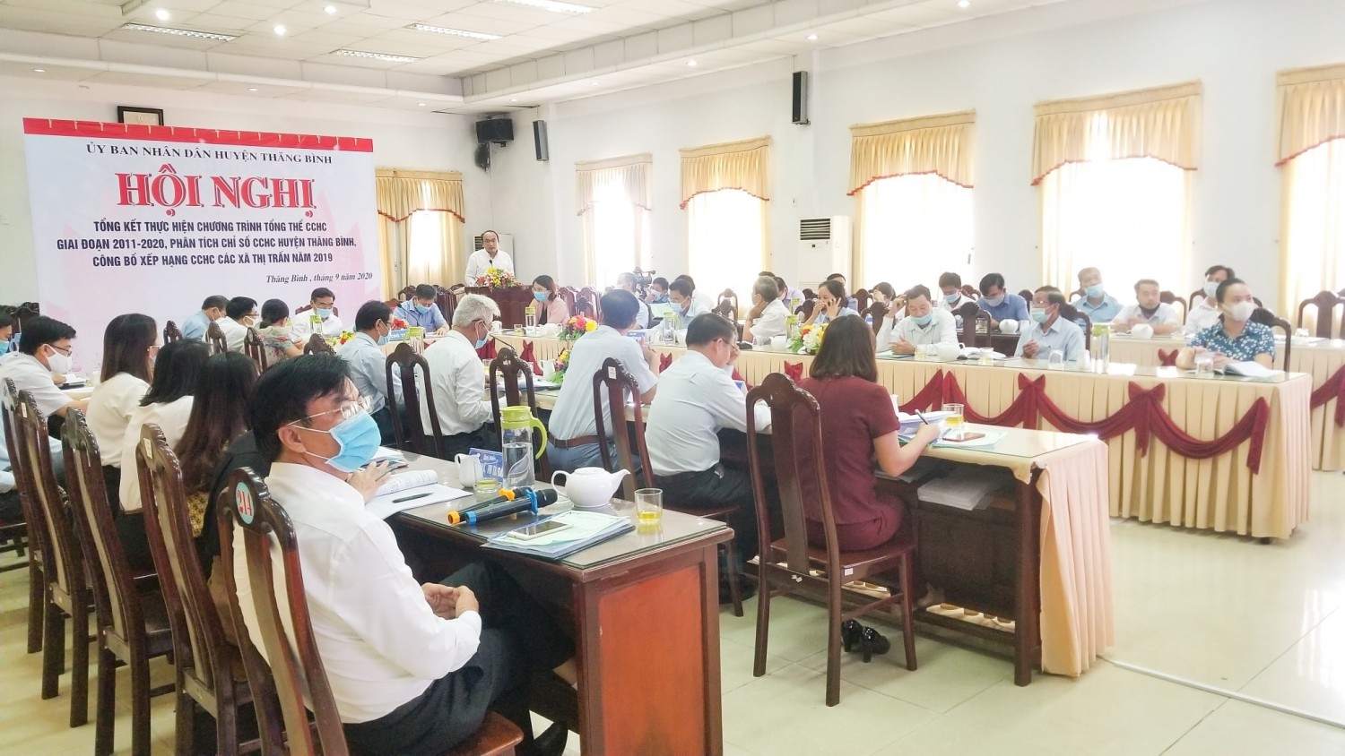 Hội nghị phân tích chỉ số và công bố xếp hạng cải cách hành chính huyện Thăng Bình năm 2019